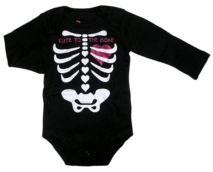 skeleton onesie baby
