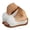 White, variant on Dakaela Womens Orthopedic Wedge Sandals 2026 Dressy Flower Platform Slip on Slides Arch Support Casual Walking Beach Dress Shoes Black 6.5