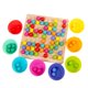 thumbnail image 1 of juego de cuentas,juego de cuentas de madera,Tablero de clavijas Juego de cuentas Rompecabezas Clasificación de colores Apilamiento,Juegos educativos Montessori para el aprendizaje de, 1 of 9