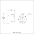 thumbnail image 4 of Soho Collection Robe Hook in Venetian Bronze, 4 of 5