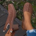 thumbnail image 4 of MKLEKYY Sandalias para Playa de Verano para Mujer, Con Hebilla Sólida, Informales, Con Punta Abierta, Tacones Cuadrados, Cómodas Sandalias de Playa 248, 4 of 4