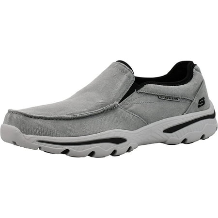 

Skechers Men s Relaxed Fit-Creston-Moseco Moccasin Grey/Black 9.5