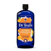 Dr Teals Glow & Radiance Foaming Bath with Vitamin C and Citrus Essential Oils, 34 fl oz