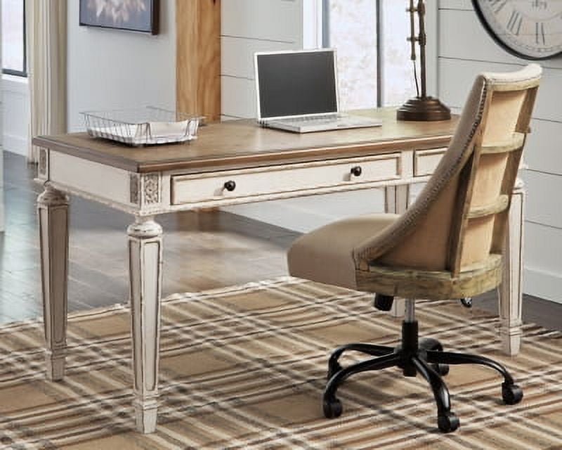 Realyn 2-Piece Home Office Desk – Discount Furniture Connection