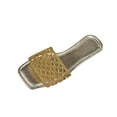 thumbnail image 1 of FRSASU Women’s Mesh Slide Sandals, Open Toe Slip-On Flat Slippers, Breathable Square Toe Summer Slides for Casual Wear Gold, 1 of 8