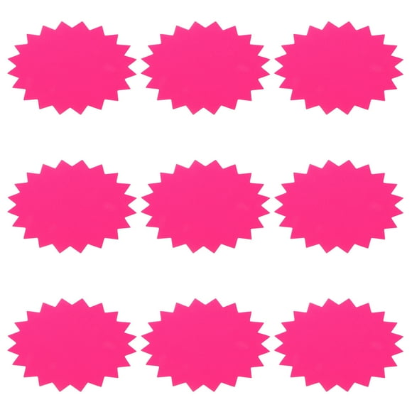100 Sheets Fluorescent Explosion Stickers Price Tags Advertising Paper Price Tags