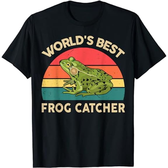 Funny Worlds Best Frog Catcher T Shirt Frog Hunter Boy Kids T-Shirt