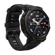Amazfit T-Rex 3 Pro Outdoor Smart Watch 48mm Sapphire AMOLED Display, Ti Bezel, Dual Band GPS, Offline Maps, 25 Days Battery, Built-in Flashlight, 10 ATM, 180+ Sports Mode for Android & iPhone, Black