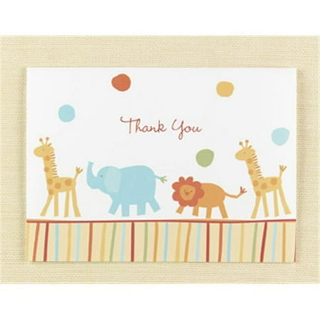 Hortense B. Hewitt Jungle Animals Thank You Cards
