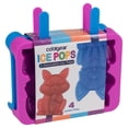 thumbnail image 6 of Cool Gear 2-Pack Stackable Ice Pop Trays | 8 Total Jumbo DIY Popsicle Molds | Dishwasher Safe, Easy to use, & Reusable | Create Fun, Homemade, Summer Frozen Treats - Puppy & Kitty/ Dino, 6 of 6