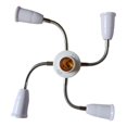 thumbnail image 2 of Adaptador Flexible E27 para Portalámparas Múltiple con Extensión Giratoria 360 Grados Brazo Flexible Material PC Adecuado para Dormitorio Oficina Expo 5 cabezas, 2 of 8