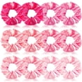 thumbnail image 2 of Scrunchies for Girls & Women - 12 count Satin Scrunchies - Hair Ties - Ponytail Holder - Cute Hair Accessories for Party & Valentine's Day, 2 of 7
