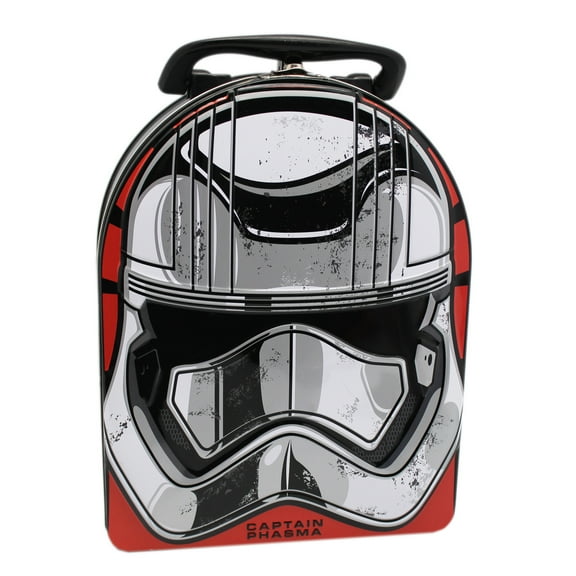 Star Wars: The Force Awakens Embossed Captain Phasma Helmet Tin Lunch Box