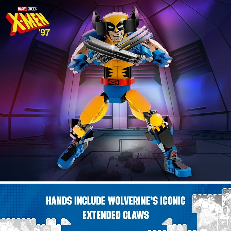 LEGO Marvel Wolverine Hands-On Toy Set, Buildable Action Figure - Main Image