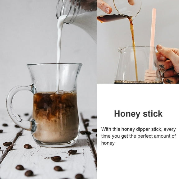SWETRACE 20Pcs Honey Spoon for Tea with Chocolate Color and Comfortable Handle