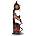 thumbnail image 3 of Porte-bouteille de Vin pour Chat Sculpture en Métal, 3 of 4