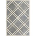 thumbnail image 3 of Safavieh Chatham Tapis Rond en Laine Touffetée à la Main en Gris et Ivoire, 3 of 9