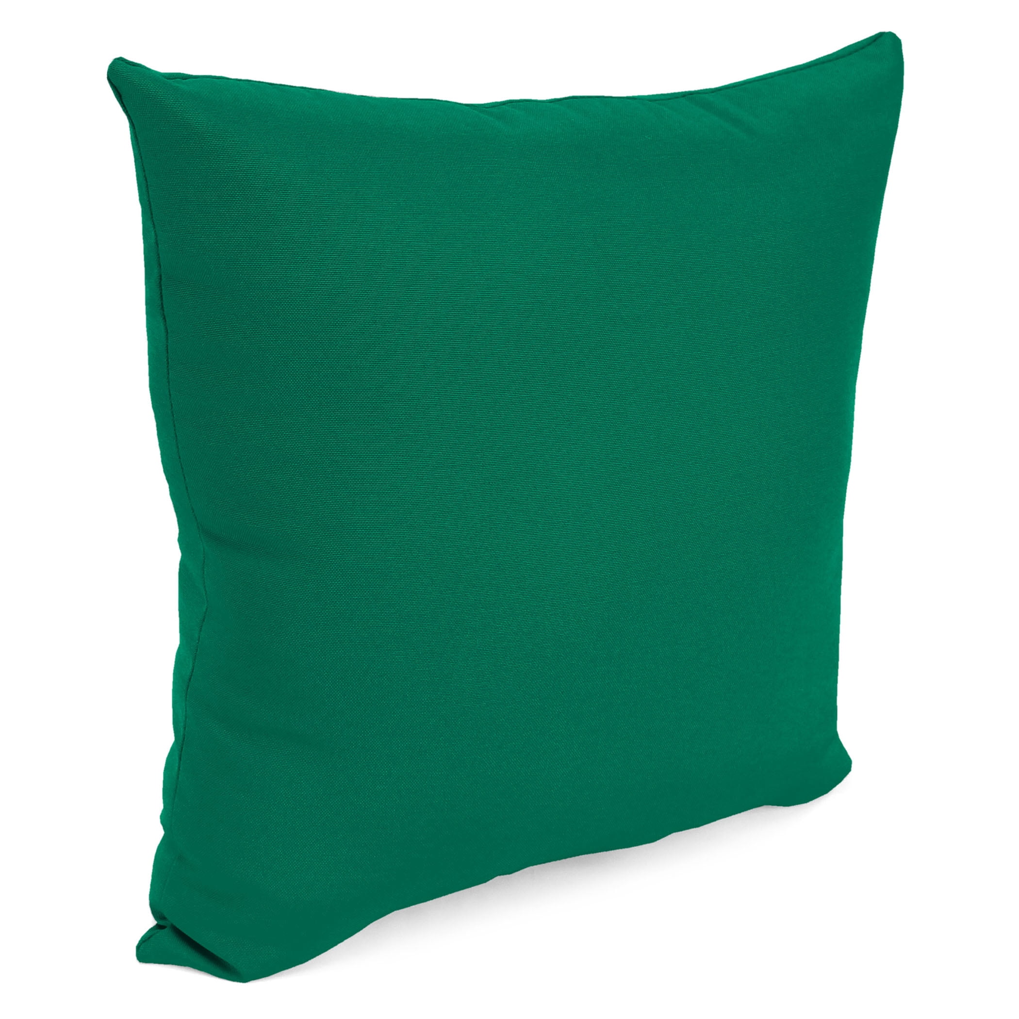 Jordan Manufacturing Sunbrella 16" x 16" Forest Green Solid Square Outdoor Throw Pillow