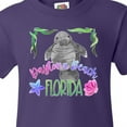 thumbnail image 4 of Inktastic Daytona Beach Florida Cute Swimming Manatee Youth T-Shirt, 4 of 5