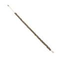 thumbnail image 3 of Pulsera Tobillera Ametrinaa Oruga 5mm Ajustable Chapa de Oro 18k 22 cm, 3 of 5