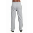 thumbnail image 4 of Men's Active Stretch Open Bottom Terry Sweatpants with Pockets (2XL, Heather Gray), 4 of 4