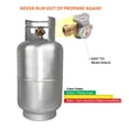 thumbnail image 5 of Flame King 30lb Aluminum Propane Tank Cylinder, Gauge & Opd Valve, Rugged Designed, Outdoor Cooking, 5 of 12