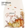 Clearance! JKLOP Table Runners Thanksgiving Table Flag Linen Festival