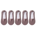thumbnail image 1 of pares de calcetines náuticos de verano de estilo fino, calcetines invisibles de silicona antideslizantes, calcetines cortos de boca baja para mujer, 1 of 5
