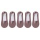 thumbnail image 1 of Calcetines invisibles de estilo fino para mujer, medias invisibles de silicona antideslizantes con posicionamiento, boca poco profunda, 5 uds., 1 of 5