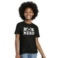 thumbnail image 5 of Book Club Nerd Nerdy Geeky Hipster Girls Kids T Shirt Tees Teen Brisco Brands L, 5 of 6