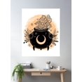 thumbnail image 2 of Orange Magic Cauldron Poster Wall Art, Modern Wall Decor For Living Room Bedroom, 16x24 UNFRAMED, 2 of 3