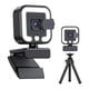 thumbnail image 1 of 4K Webcam with Microphone and Fill Light, HD Autofocus Computer Camera for Pc Laptop Desktop Video Calling, 1 of 5