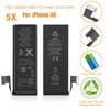 5pcs Mobile Phone Replacement Internal batte ry Capacity 1440 mAh For iphon e 5G