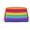 Silver, variant on Travel Makeup Bag Colorful Serape Wide-open PU Leather Cosmetic Toiletry Pouch with Dividers & Zipper for Women Gold