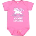 thumbnail image 3 of Inktastic My Mimi Loves Me Unicorn Girls Baby Bodysuit, 3 of 5
