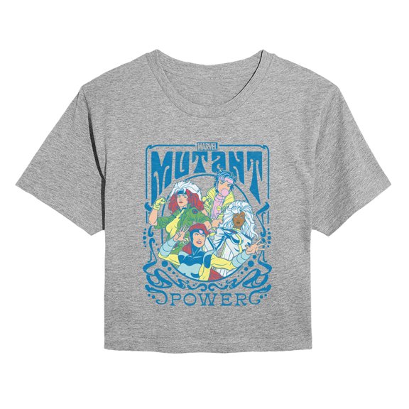 Marvel X-Men - Girl Group - Juniors Cropped Graphic T-Shirt