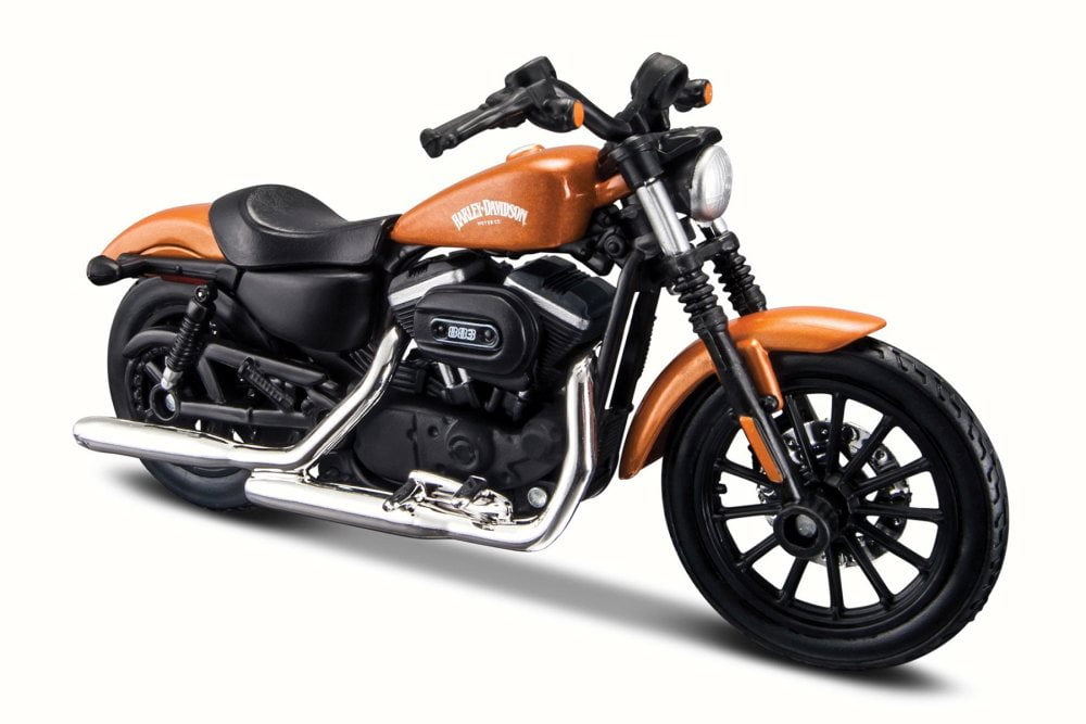 1:18 Maisto Harley Davidson 2014 Sportster Iron 883 Bike Motorcycle Black 