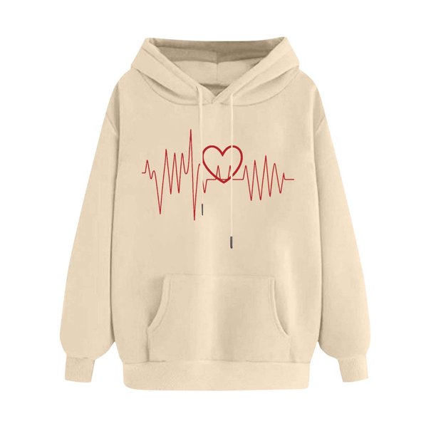 Fuera Del Hombro Manga Larga Tops para las Mujeres Impreso Sudadera con Capucha Cuello Redondo Sudadera Casual, Invierno Cálido Top para el Club de Trabajo Y el Uso Diario