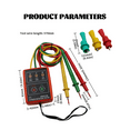 thumbnail image 5 of 60V-600V AC Three Phase Rotation Indicator Meter Phase Sequence Tester LED Buzzer with Portable Pouch, 5 of 8