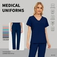 thumbnail image 2 of VIAOLI Scrubs for Women Set – Medical Scrubs Women Stretch Top & Pants for Nursing Scrubs,  10 colors, 2 of 6