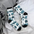 thumbnail image 5 of Vsdgher Modern Furniture Crew Socks for Men & Women, Breathable Casual Athletic Ankle Socks, 5 of 6