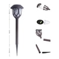 thumbnail image 3 of Solar Ground Lights Outdoor, LED Garden Stake Lights for Lawn Pathway Yard Decoration, Decorative Landscape Lighting for Patio Walkway Garden, 1 Pack, 3 of 10