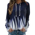 thumbnail image 1 of Sudaderas Mujer Gibobby Invierno y Navidad Suéter suelto casual con capucha y cuello redondo Azul XXL, 1 of 5