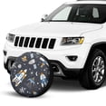 thumbnail image 2 of Kdxio Space Cars for Tire Cover Wheel Protectors Tyre Covers Weatherproof Wheel Covers Universal Fit for Trailer Rv SUV Truck Camper Travel Trailers 14 inch, 2 of 8