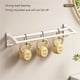 thumbnail image 5 of Toallero doble, toalleros for baño, colgador de toallas montado en la pared, 5 of 7
