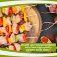 thumbnail image 4 of - WRS100SP-100 10" Wooden Semi Pointed Corn Dog Skewers ( Pack of 100), 4 of 4