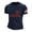 Navy, variant on Mens Summer July 4th Tshirts Short Sleeve USA Flag Patriotic Graphic Tees Crewneck Casual Top Shirts White, M