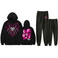 thumbnail image 4 of AJ Lee Merch Fans Unisex Hoodie & Jogger Set – 2-Piece Pullover Sweatshirt and Pants Streetwear Outfit for Wrestling Fans, 4 of 6