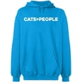 thumbnail image 2 of OXI Hoodie Sweatshirt - Cats>People, Basic Casual Hoodie for Men's and Women Fleece Hoodie Long Sleeve - Sapphire 2X-Large, 2 of 3