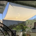 thumbnail image 2 of AYktou Shade Cloth-Khaki Multifunctional Sun Shades Outdoor Patio 79*79" Sun Shade with Reinforced Metal Grommets Patio Shade Outdoor Canopy Shade Sail for Pool Patios Backyard Decks Pergola, 2 of 7
